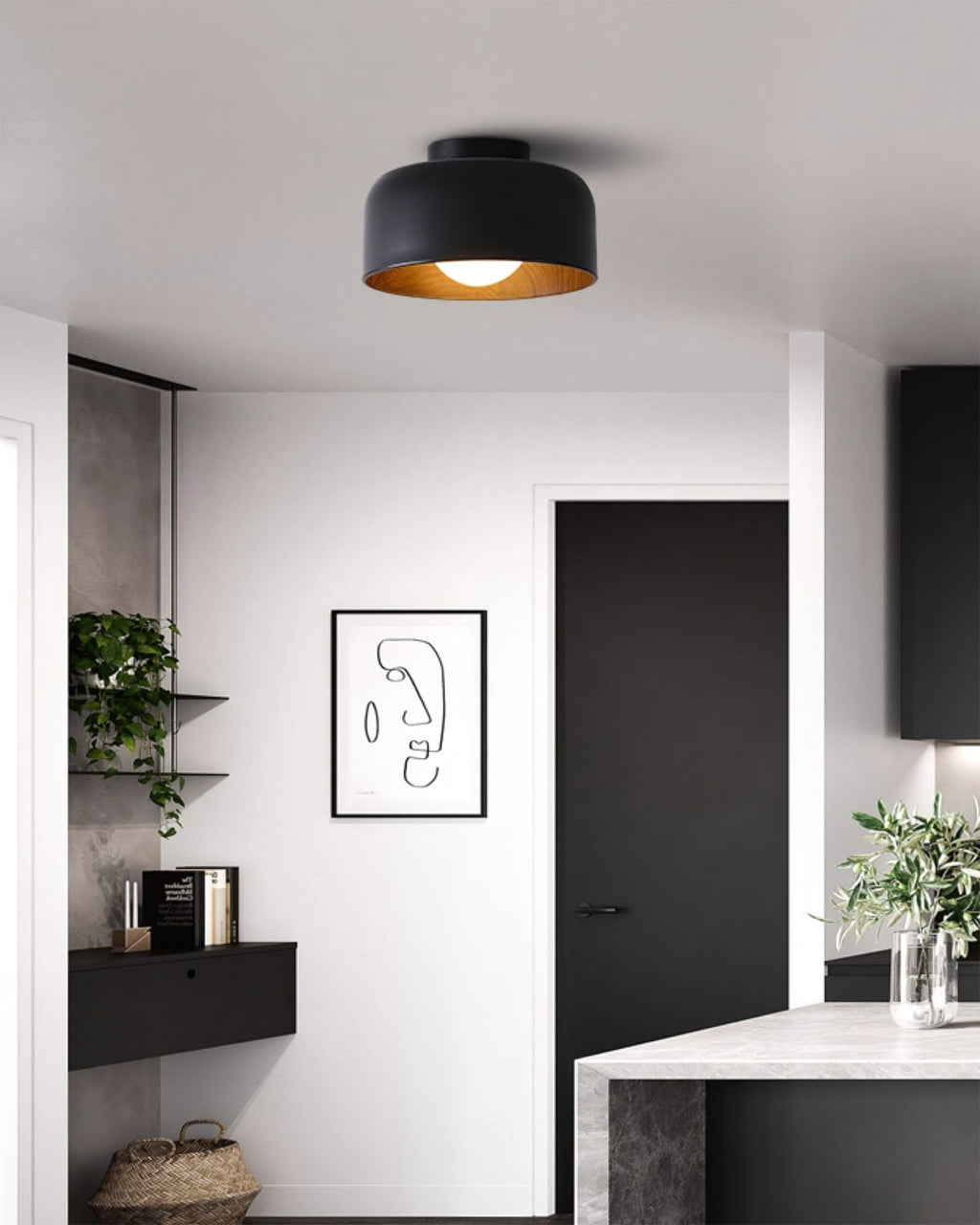 RAVENSHILL ARTISANAL DRUM CEILING LANTERN