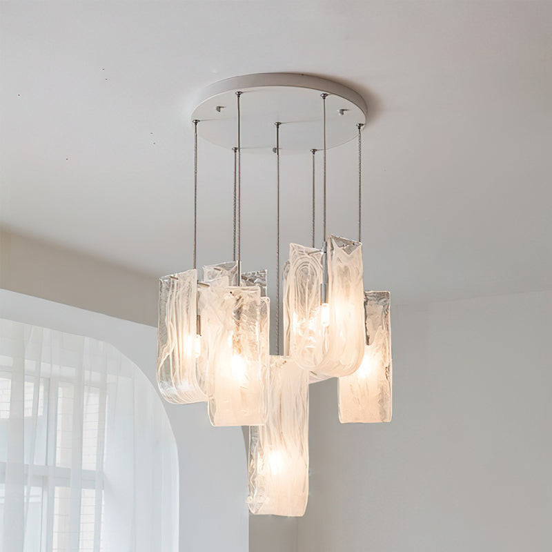 VANDERBILT CRYSTAL TEARDROP LUMINAIRE