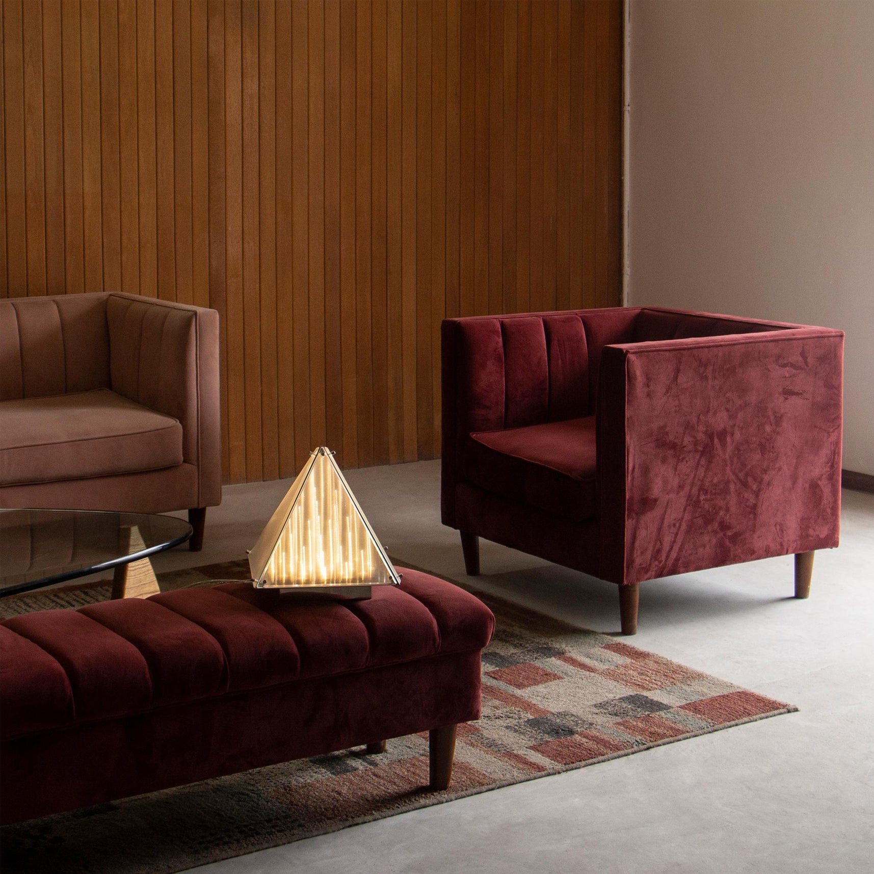 BRACKENWOOD GEOMETRIC ILLUMINATION LAMP
