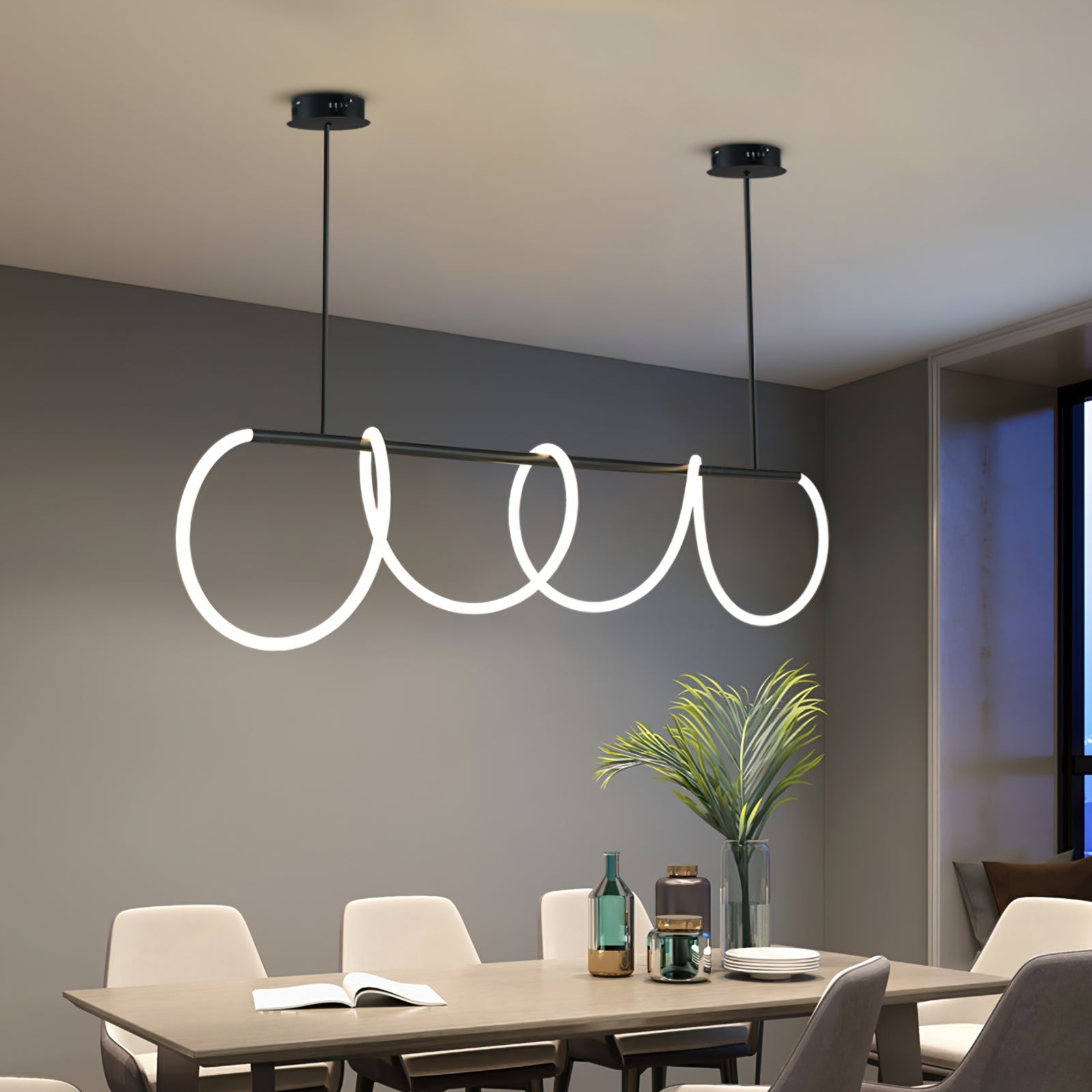 RAVENWORTH SHADOWED CRYSTAL LUMINAIRE