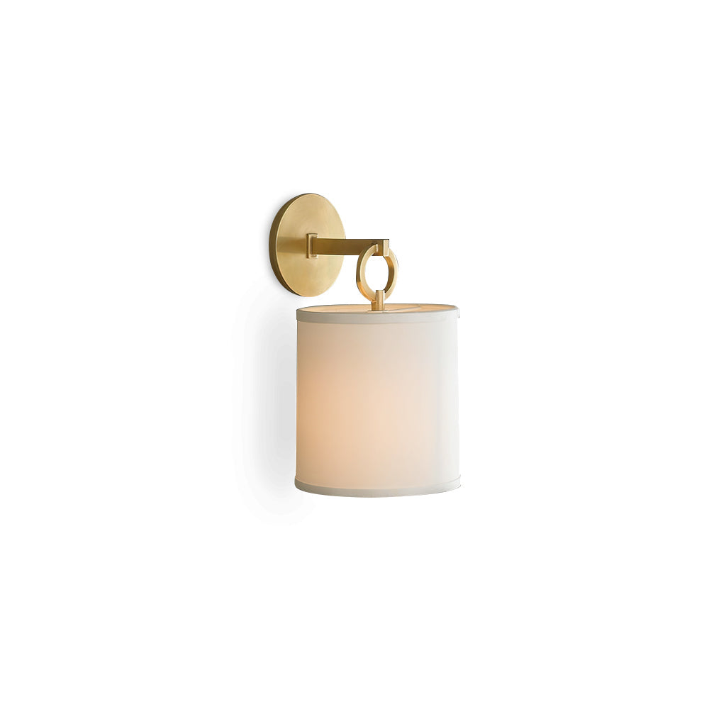 Langley Vintage Brass Wall Sconce