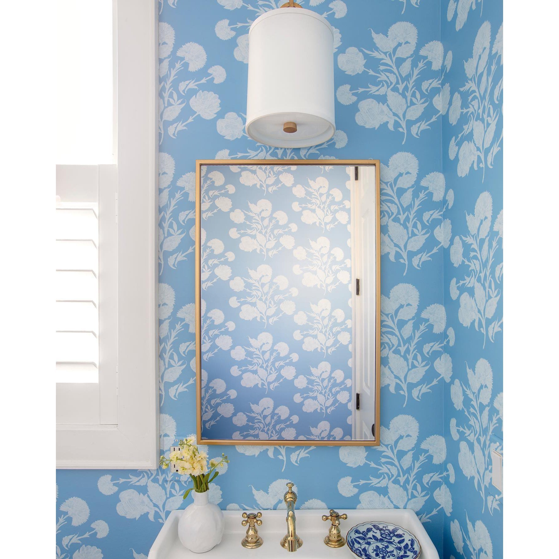 Langley Vintage Brass Wall Sconce