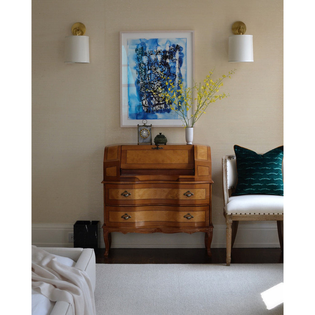 Langley Vintage Brass Wall Sconce