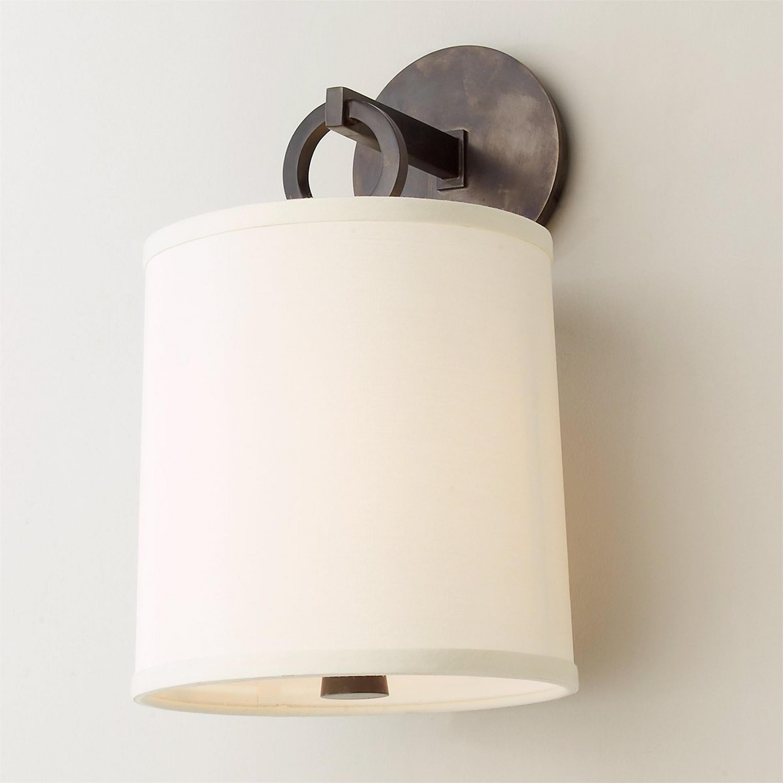 Langley Vintage Brass Wall Sconce