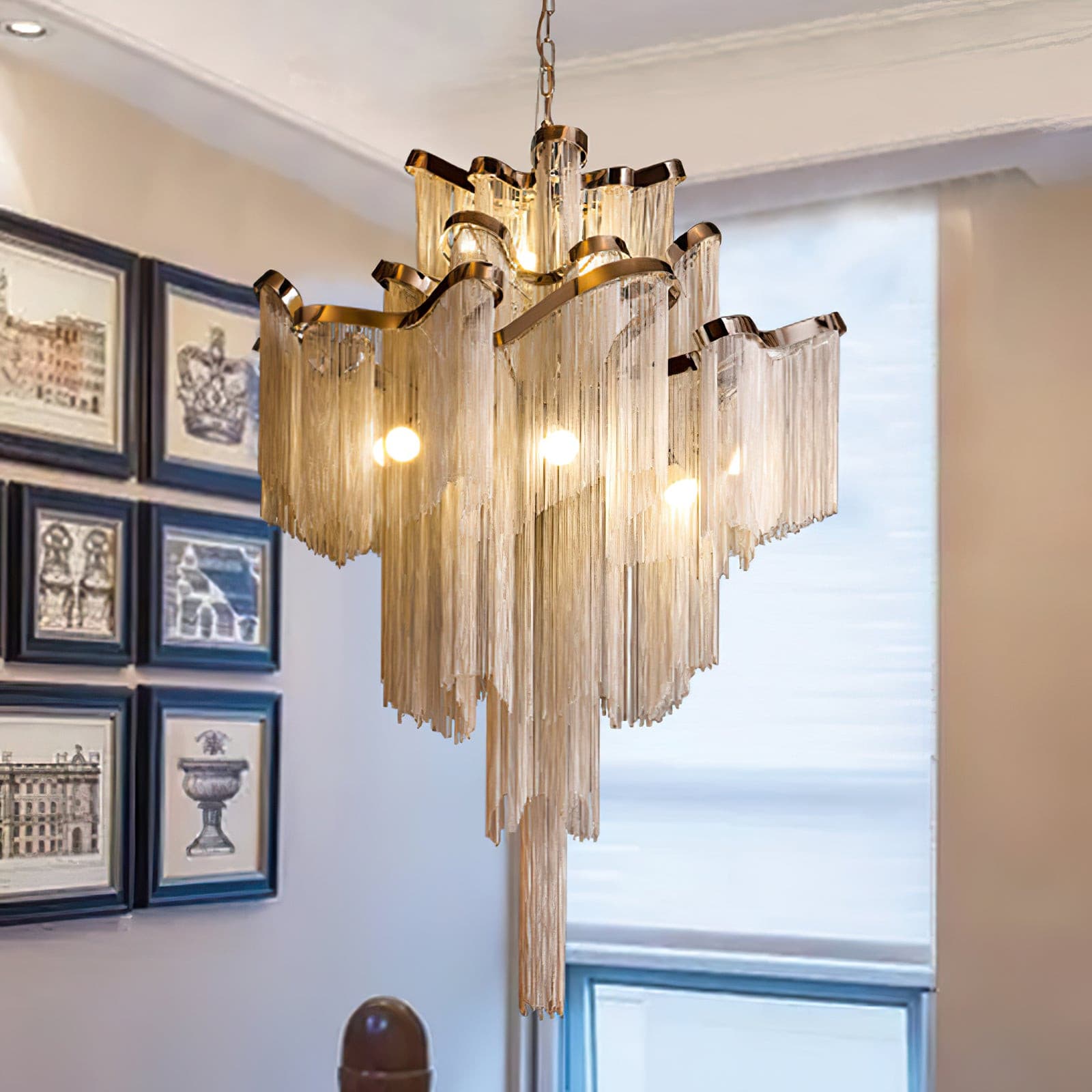 WINTHROP TASSELLED LIGHTING ORB