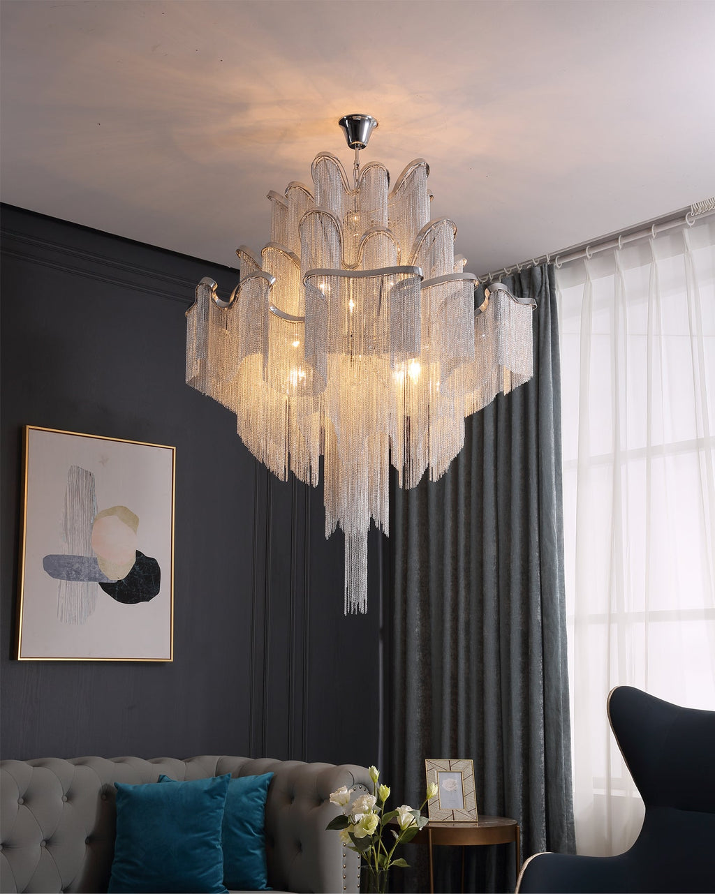 WINTHROP TASSELLED LIGHTING ORB