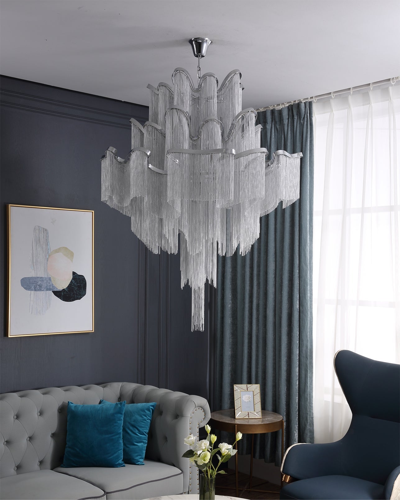 WINTHROP TASSELLED LIGHTING ORB