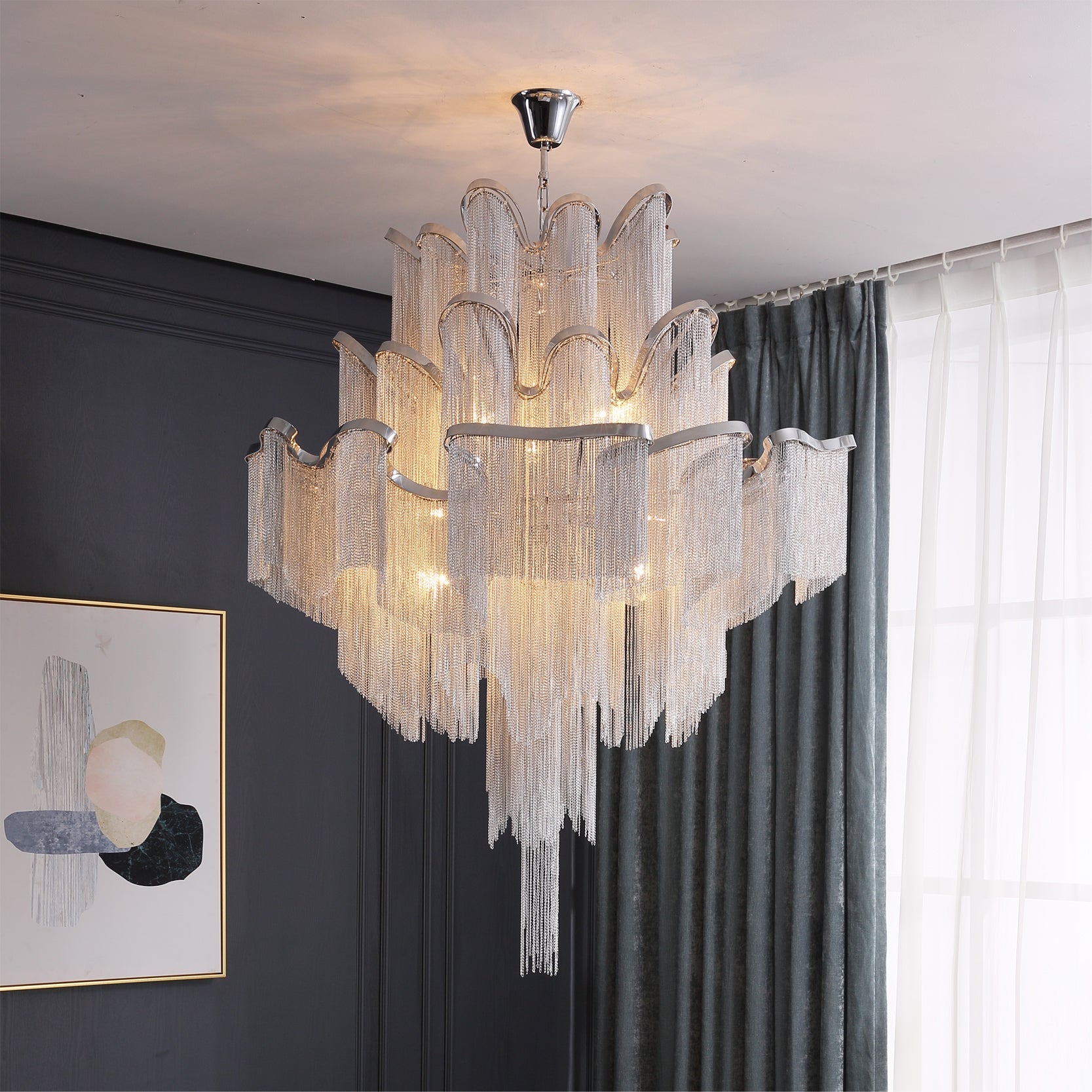 WINTHROP TASSELLED LIGHTING ORB
