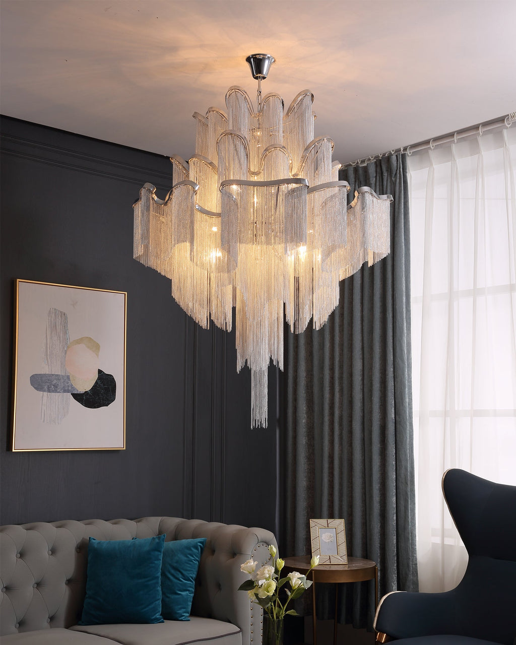 WINTHROP TASSELLED LIGHTING ORB