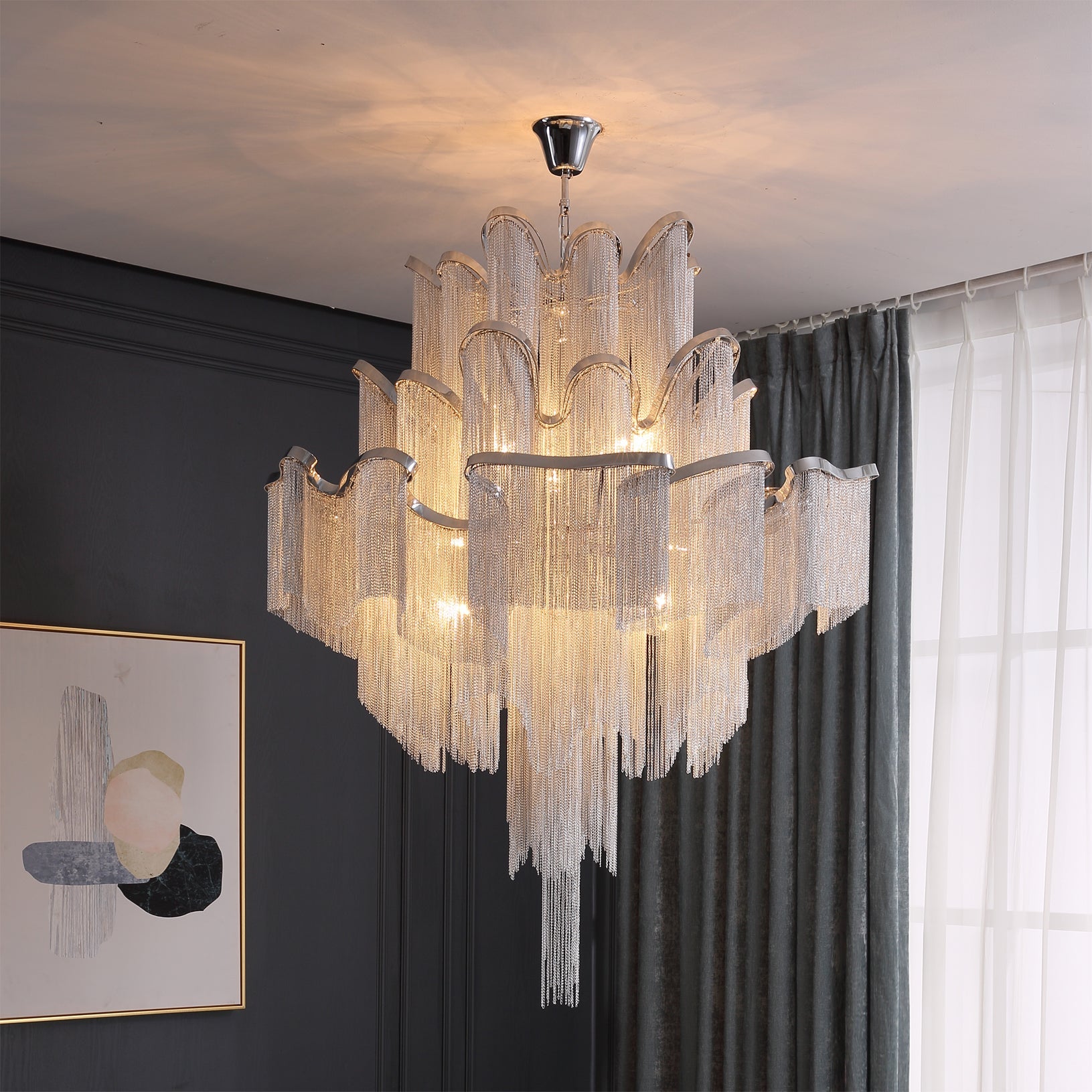 WINTHROP TASSELLED LIGHTING ORB