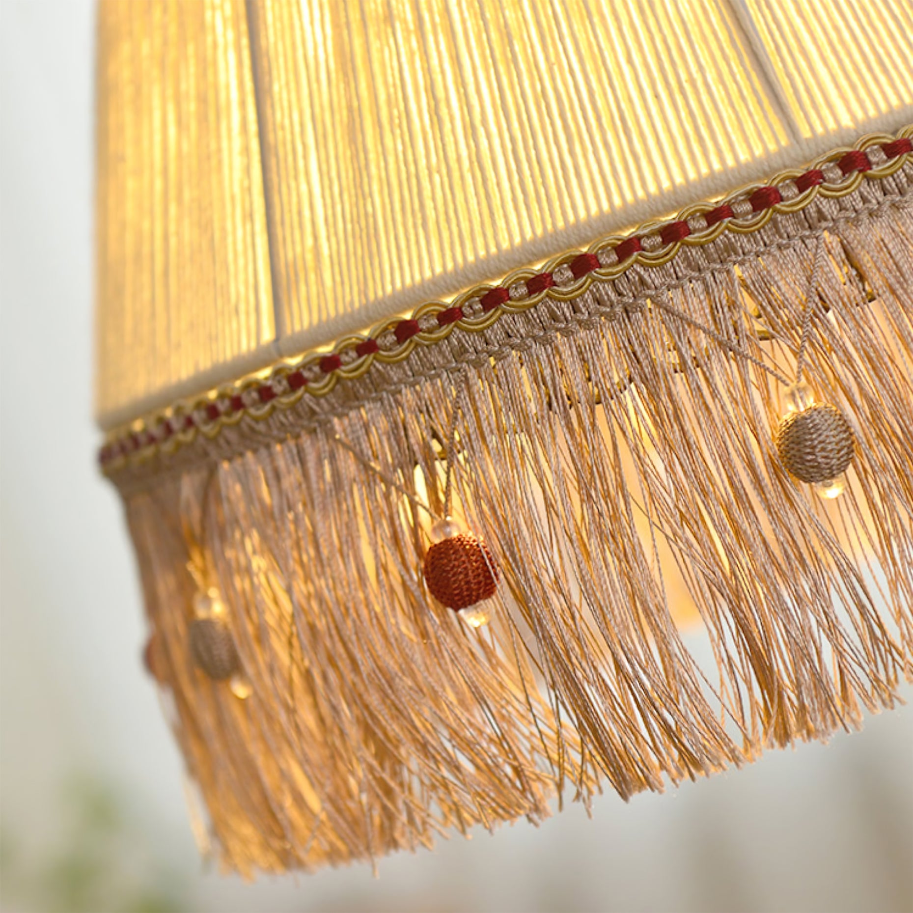 FENWICK TASSELED HANGING LANTERN