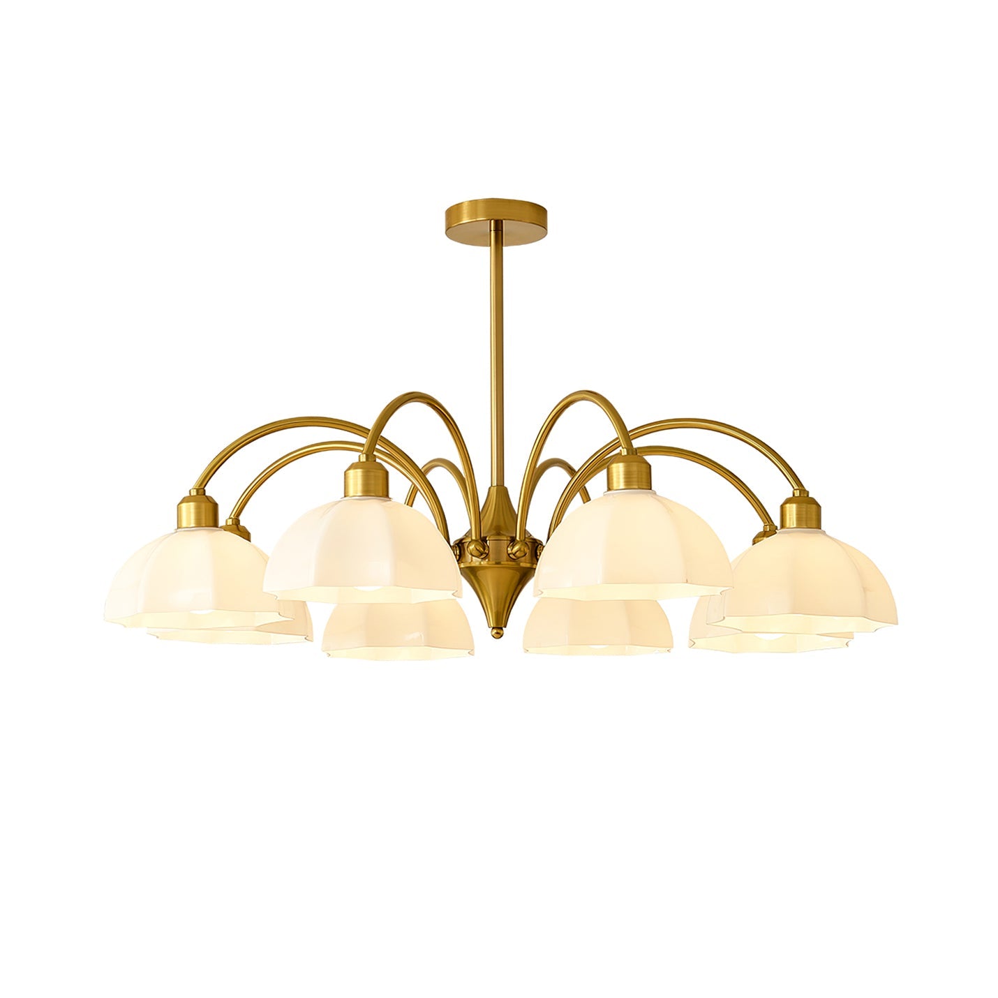 WINDSOR FROSTED BELL LIGHTING FIXTURE