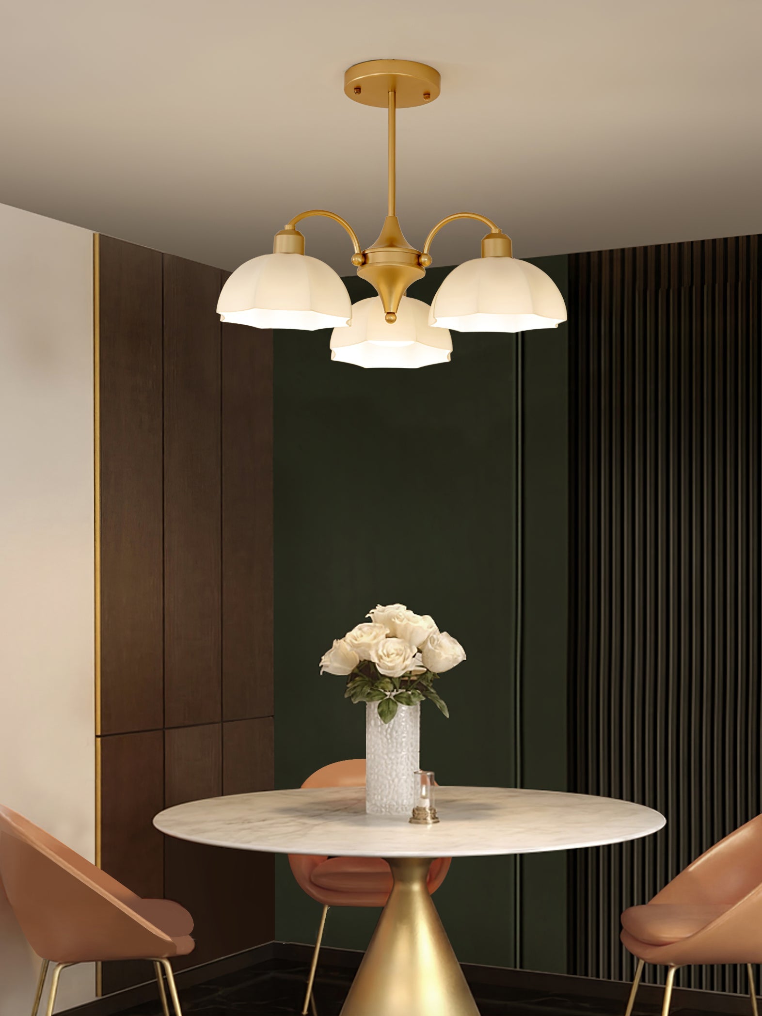 WINDSOR FROSTED BELL LIGHTING FIXTURE