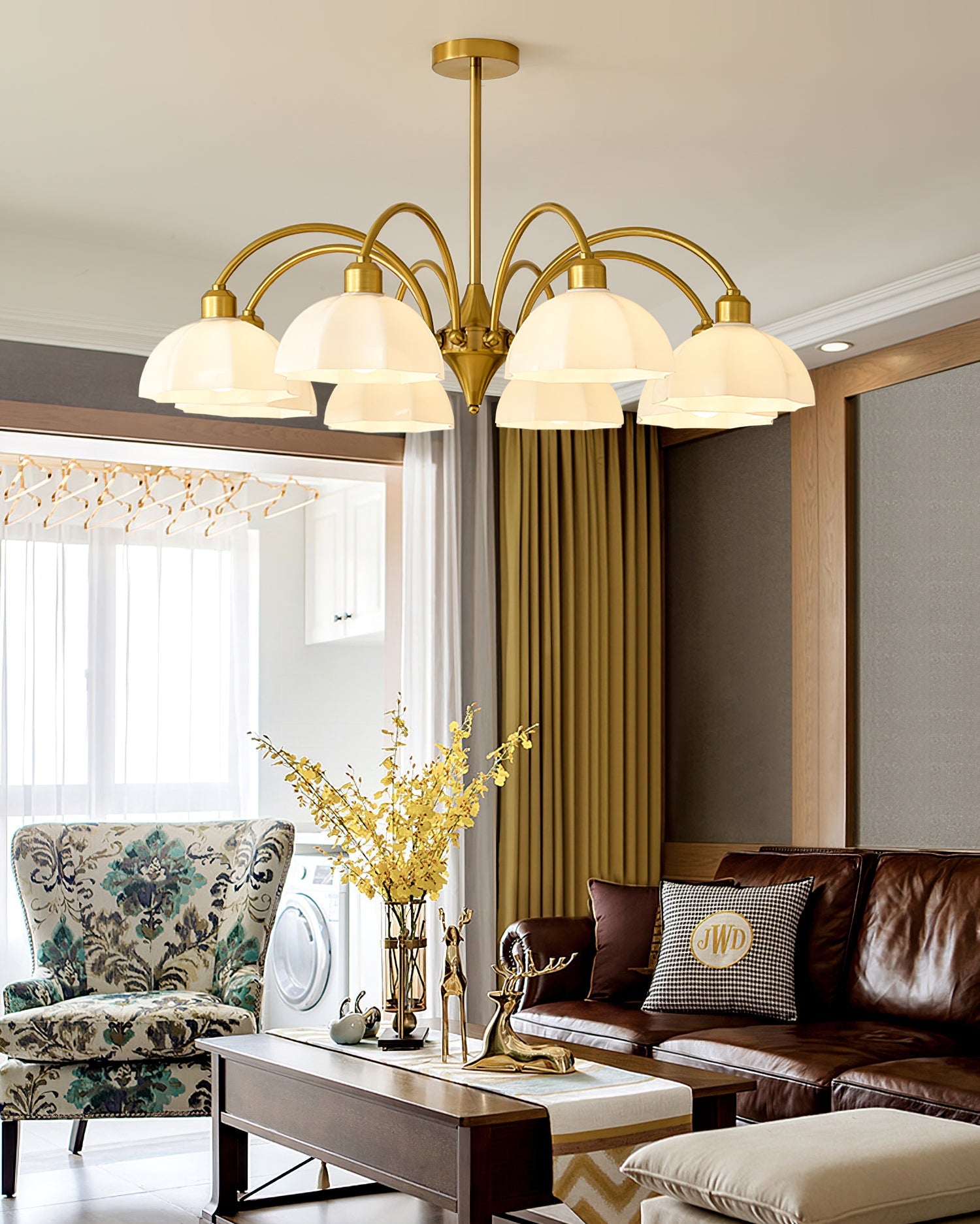 WINDSOR FROSTED BELL LIGHTING FIXTURE