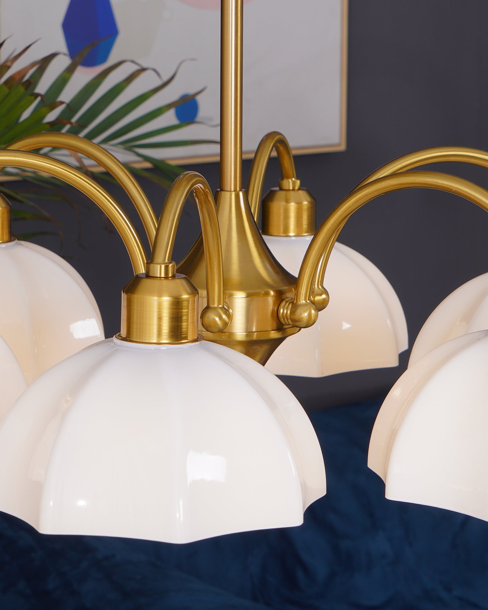 WINDSOR FROSTED BELL LIGHTING FIXTURE