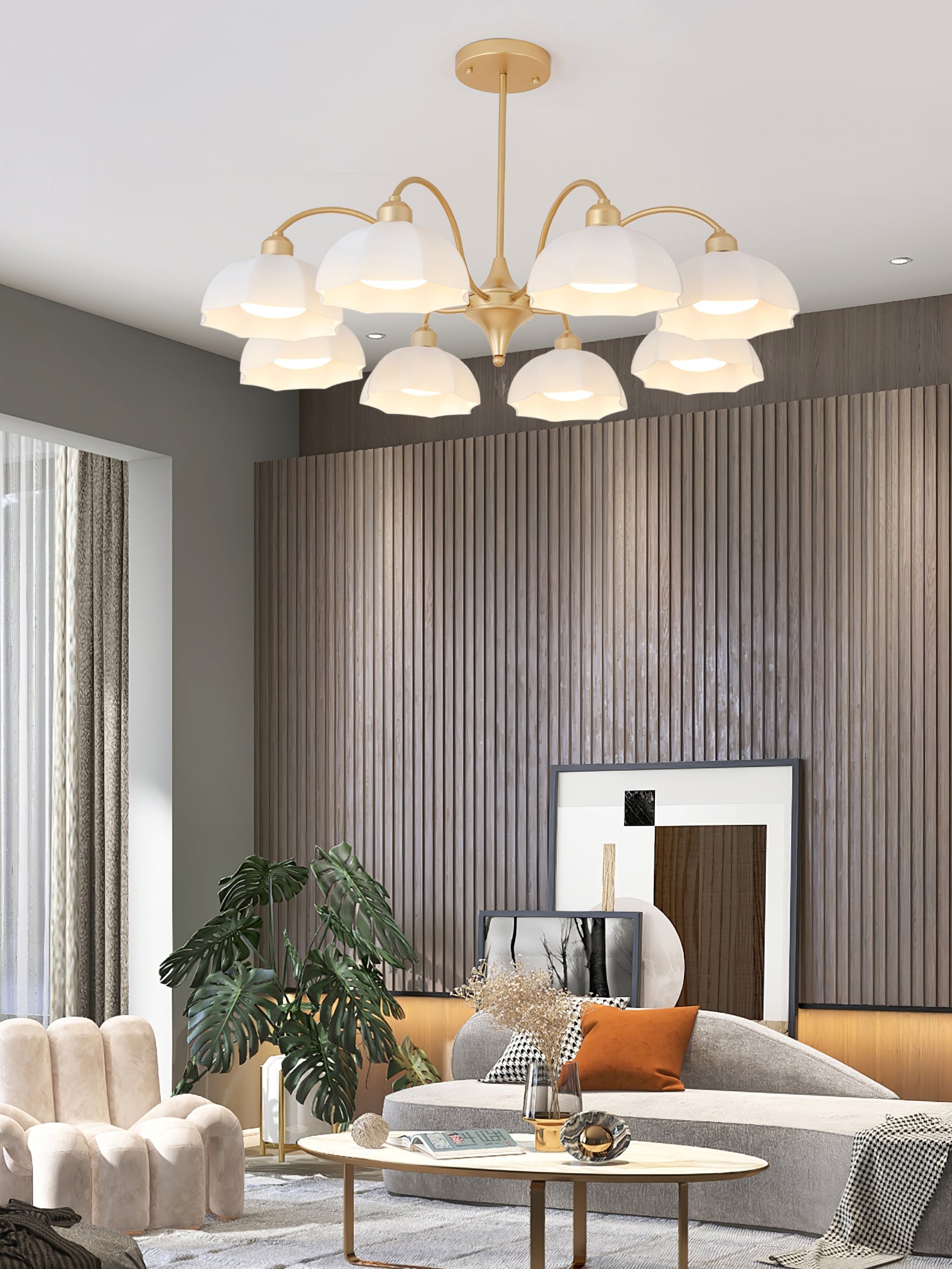 WINDSOR FROSTED BELL LIGHTING FIXTURE