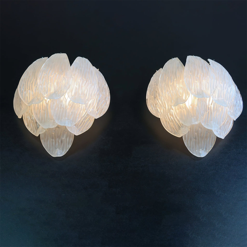 WINTERBLOOM GLASS FLUSH MOUNT LIGHT