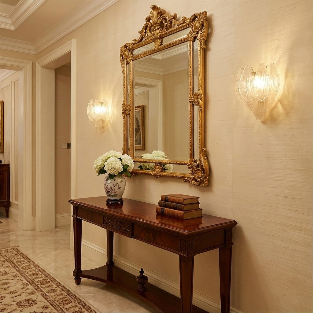 WINTERBLOOM GLASS FLUSH MOUNT LIGHT