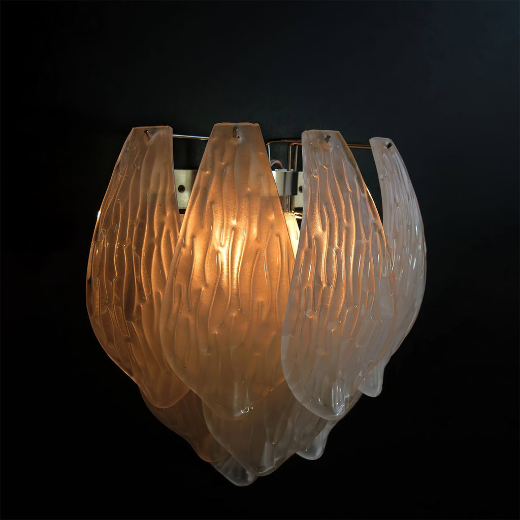 WINTERBLOOM GLASS FLUSH MOUNT LIGHT