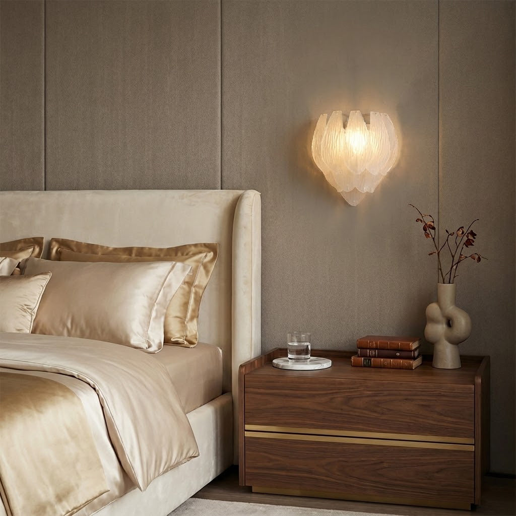 WINTERBLOOM GLASS FLUSH MOUNT LIGHT