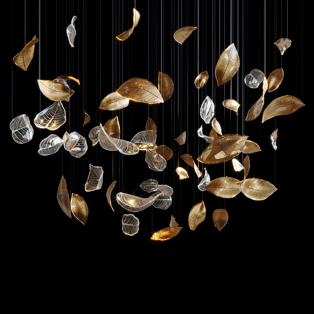 FROSTED FOLIAGE LUMINAIRE