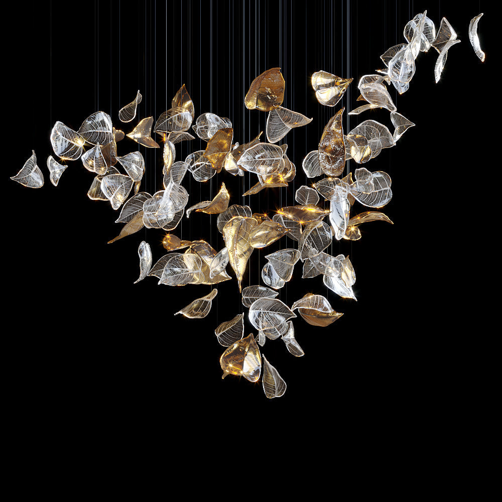 FROSTED FOLIAGE LUMINAIRE