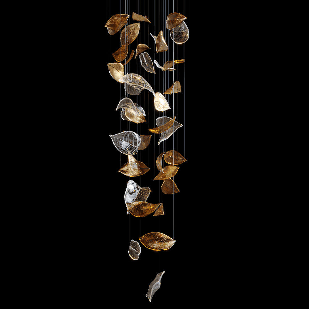FROSTED FOLIAGE LUMINAIRE