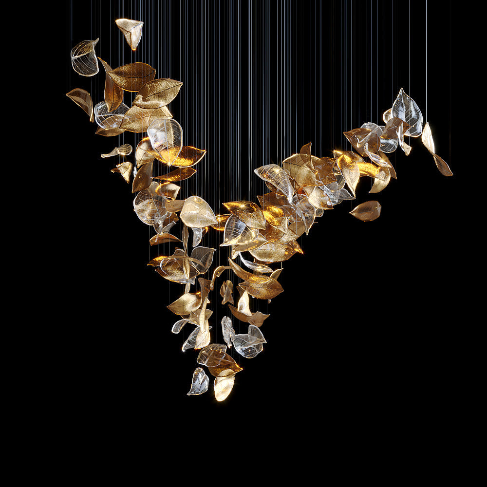 FROSTED FOLIAGE LUMINAIRE