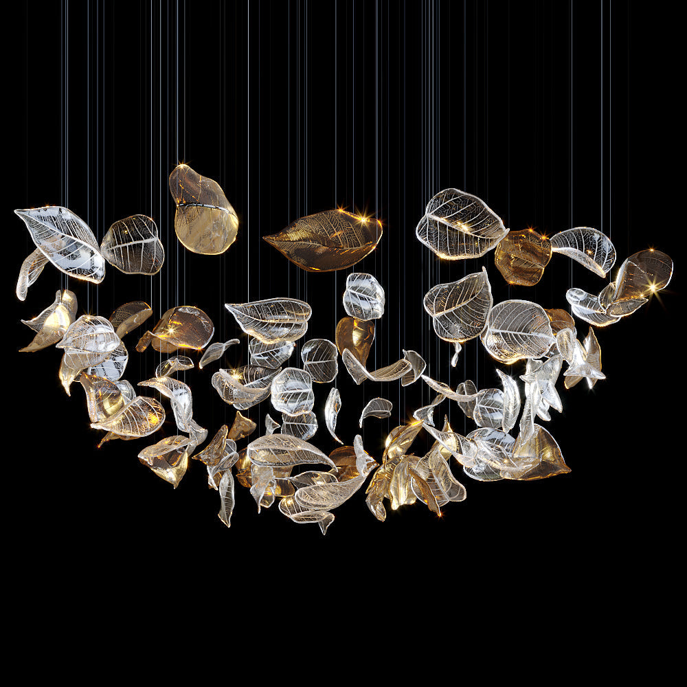 FROSTED FOLIAGE LUMINAIRE