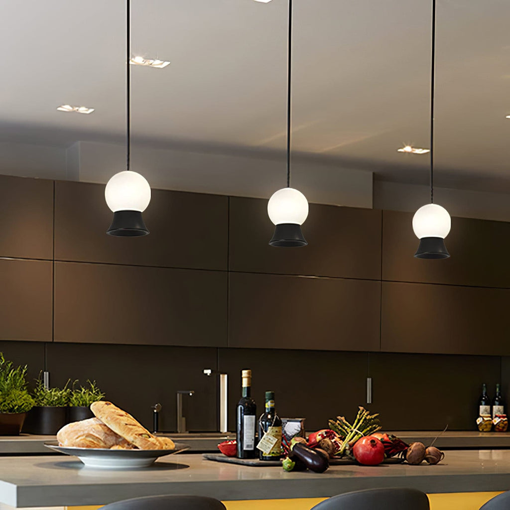 WINSTANLEY HANGING LIGHT WITH GEOMETRIC SHADE