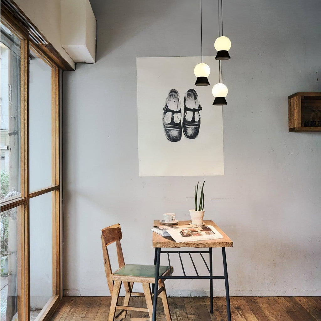 WINSTANLEY HANGING LIGHT WITH GEOMETRIC SHADE