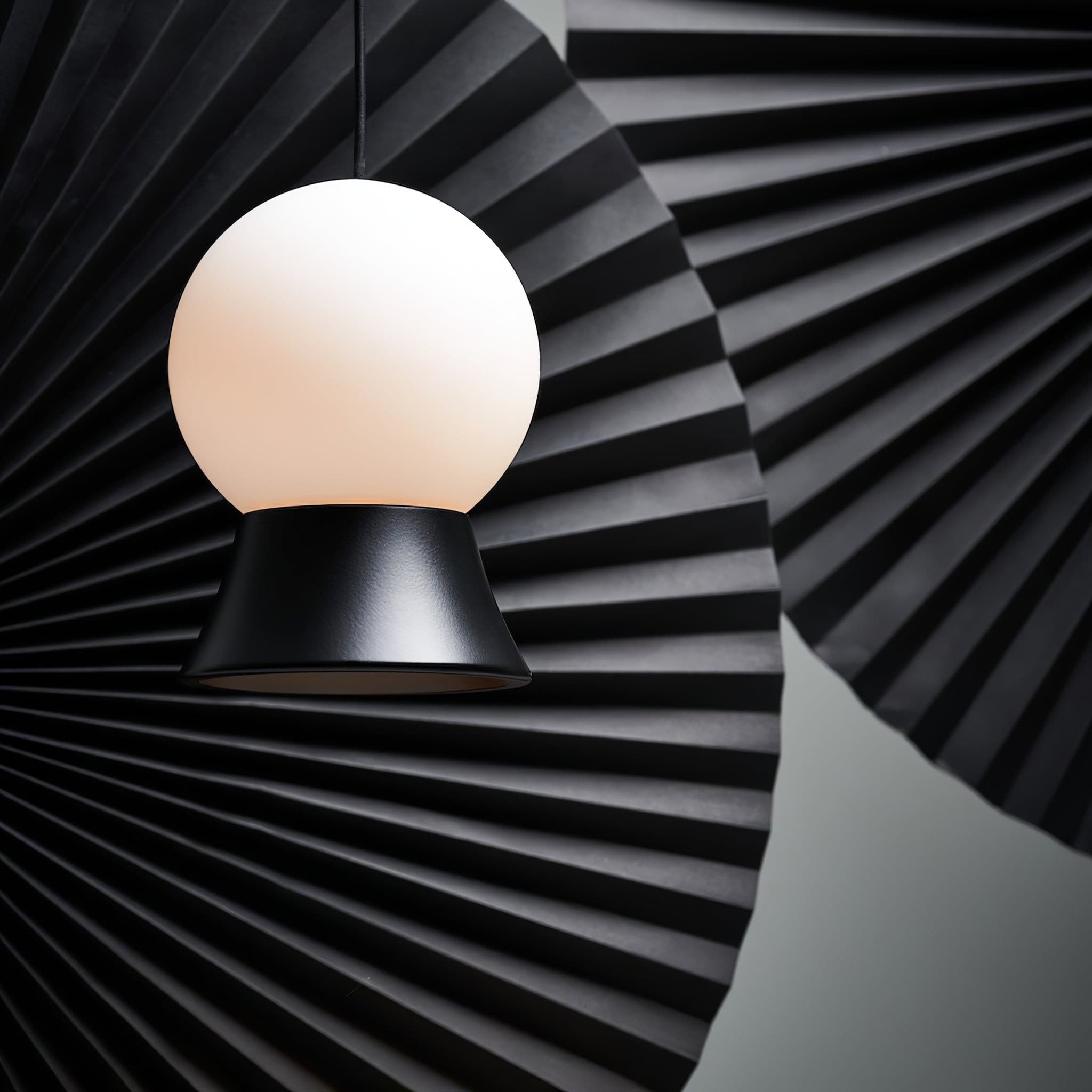 WINSTANLEY HANGING LIGHT WITH GEOMETRIC SHADE