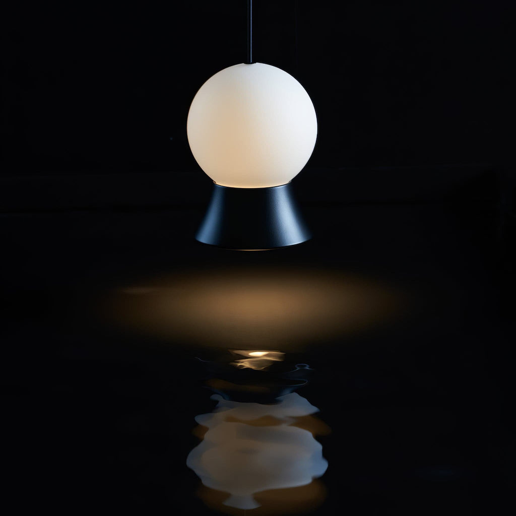 WINSTANLEY HANGING LIGHT WITH GEOMETRIC SHADE