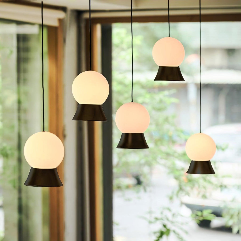 WINSTANLEY HANGING LIGHT WITH GEOMETRIC SHADE