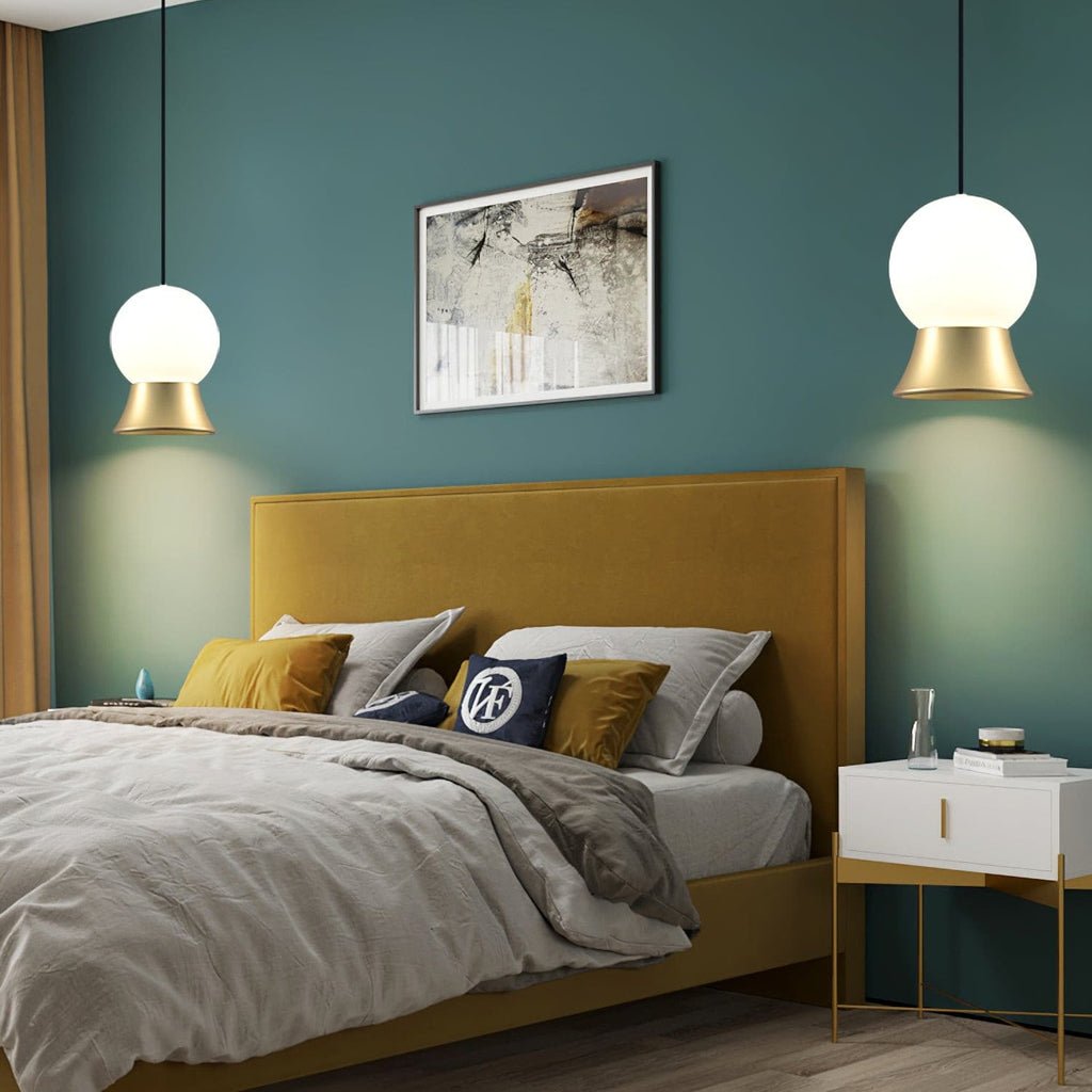WINSTANLEY HANGING LIGHT WITH GEOMETRIC SHADE