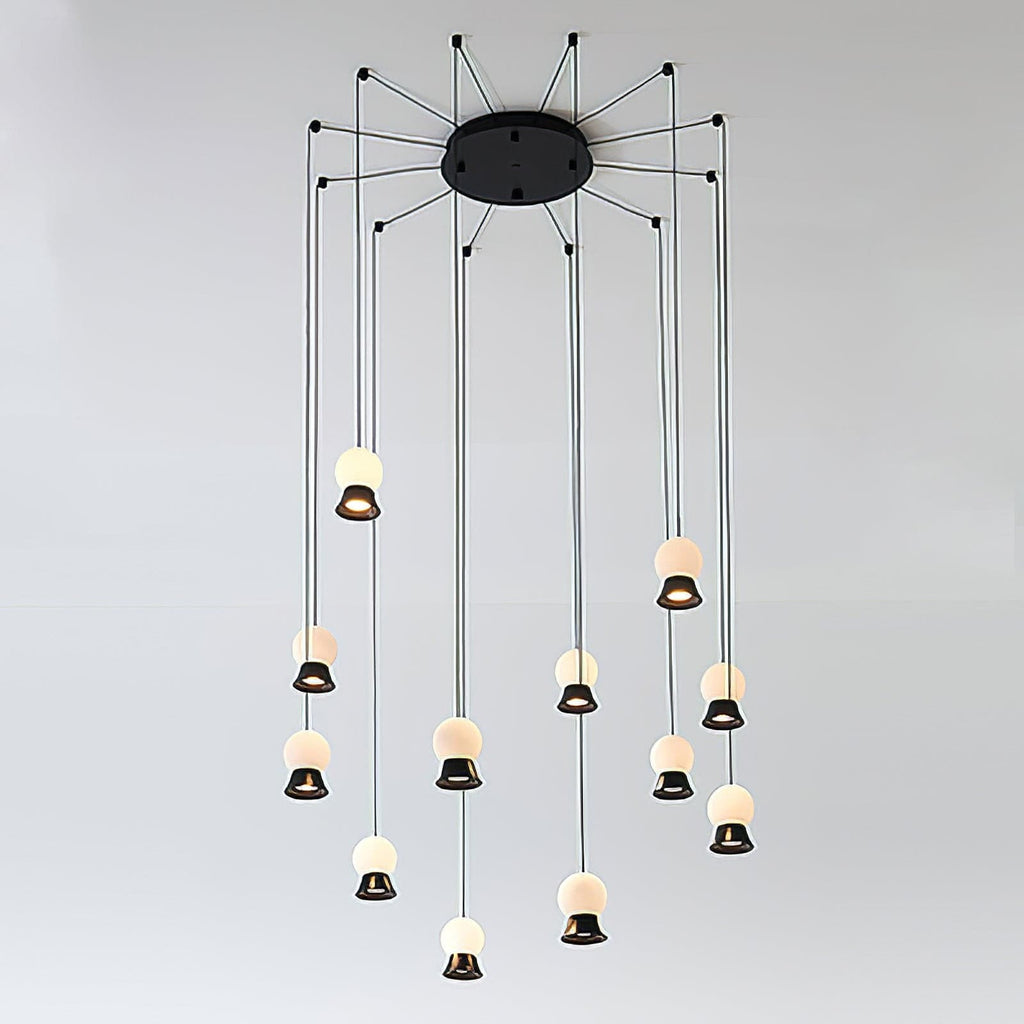 WINSTANLEY HANGING LIGHT WITH GEOMETRIC SHADE