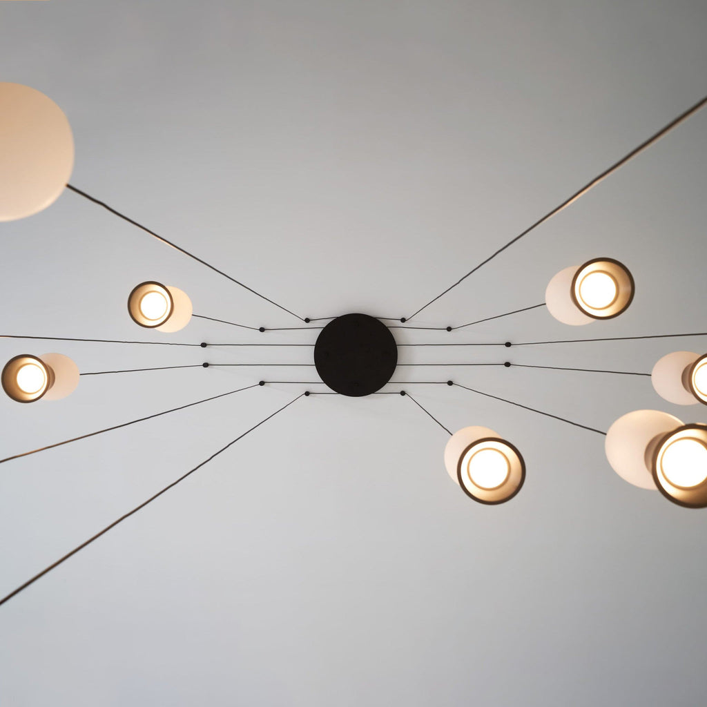 WINSTANLEY HANGING LIGHT WITH GEOMETRIC SHADE