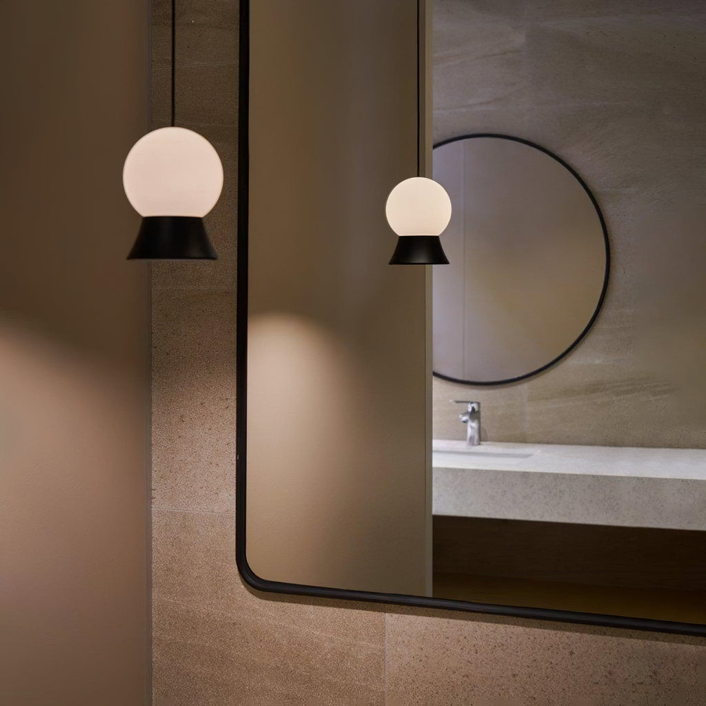 WINSTANLEY HANGING LIGHT WITH GEOMETRIC SHADE