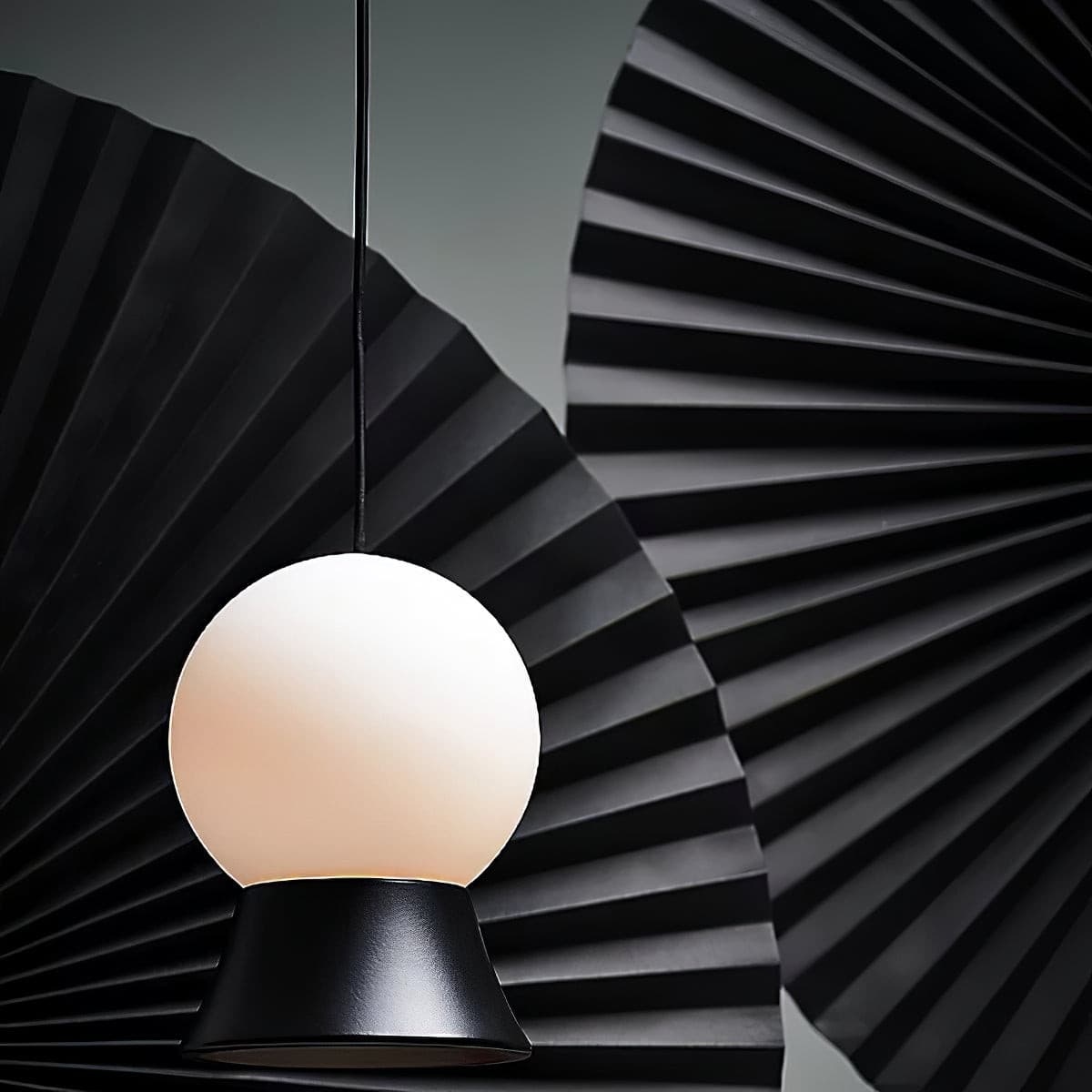 WINSTANLEY HANGING LIGHT WITH GEOMETRIC SHADE