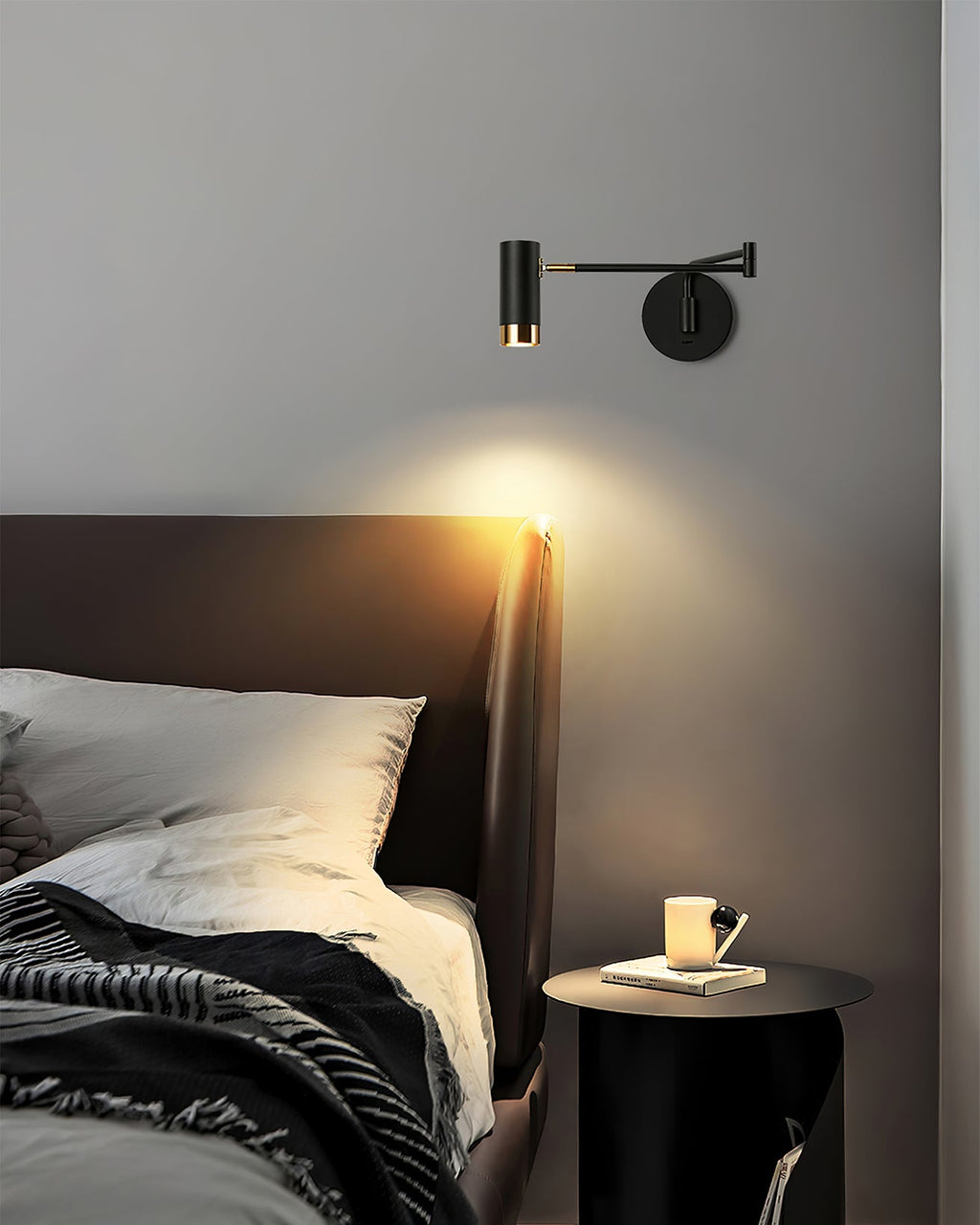 CHARLESTON SWINGING ARM WALL LIGHT