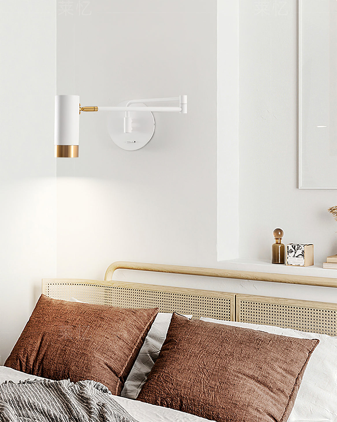 CHARLESTON SWINGING ARM WALL LIGHT