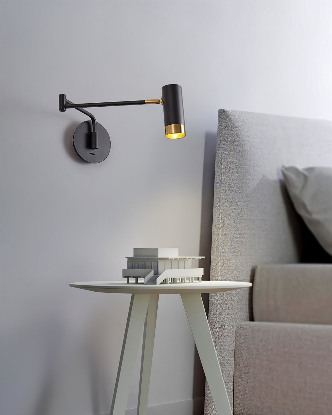 CHARLESTON SWINGING ARM WALL LIGHT