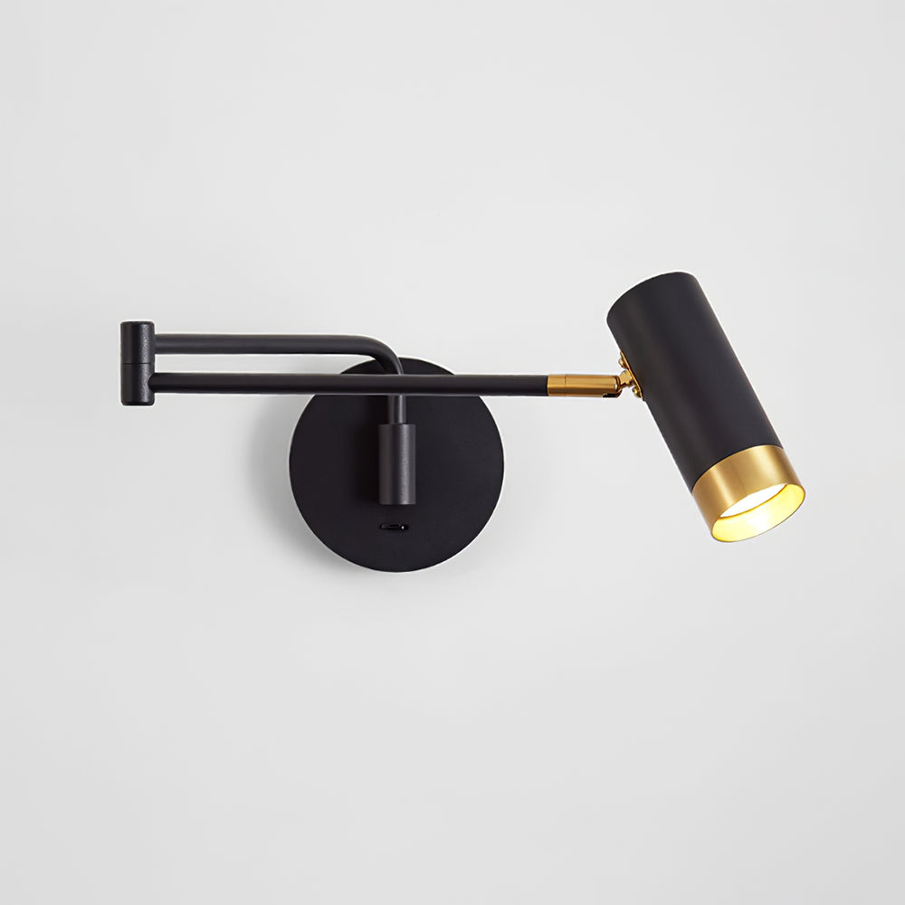 CHARLESTON SWINGING ARM WALL LIGHT