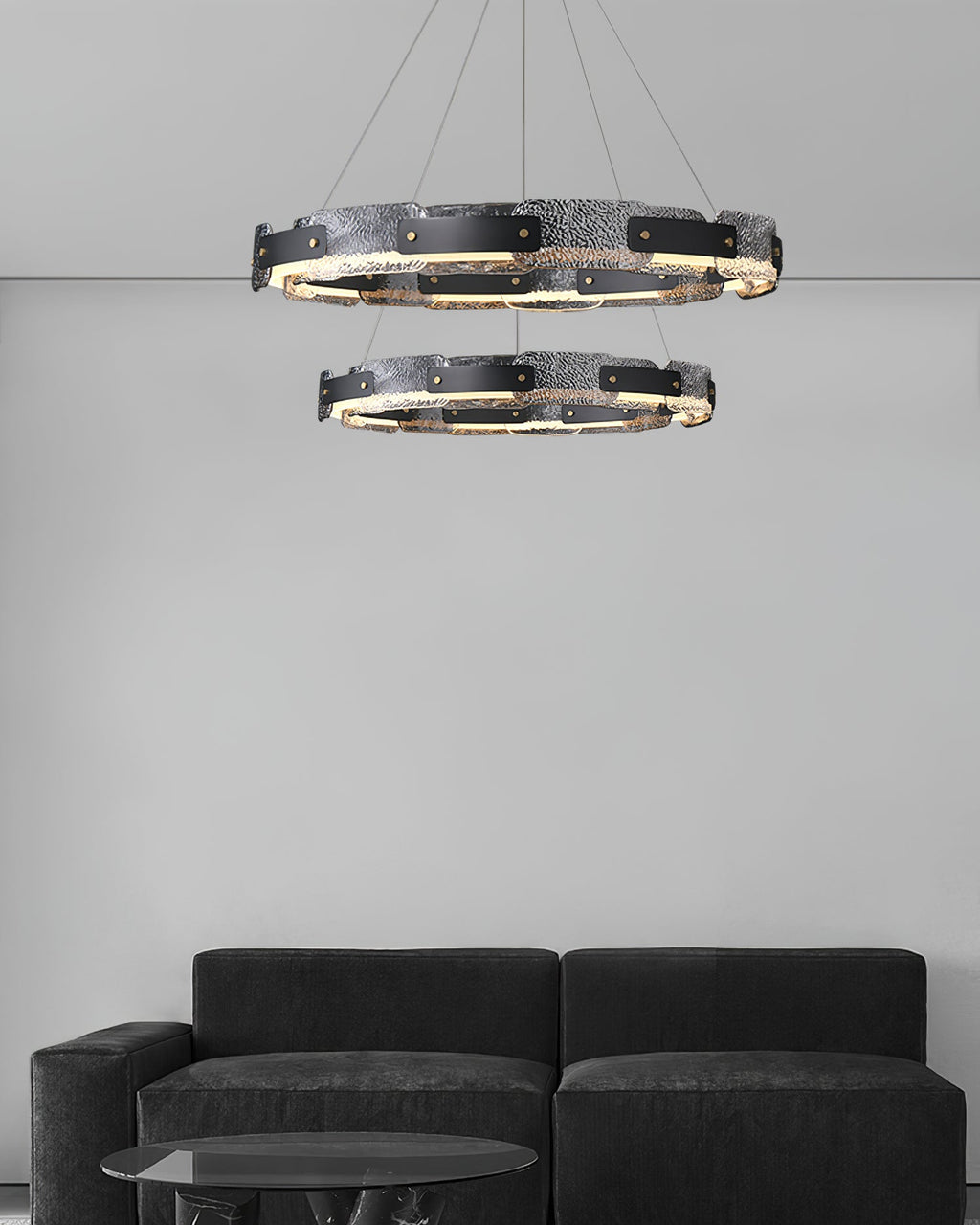 RAVENHURST CRYSTAL FUSION CHANDELIER