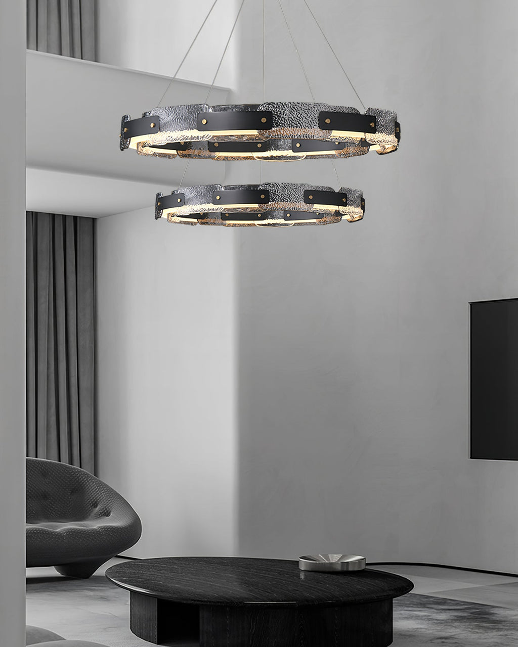 RAVENHURST CRYSTAL FUSION CHANDELIER