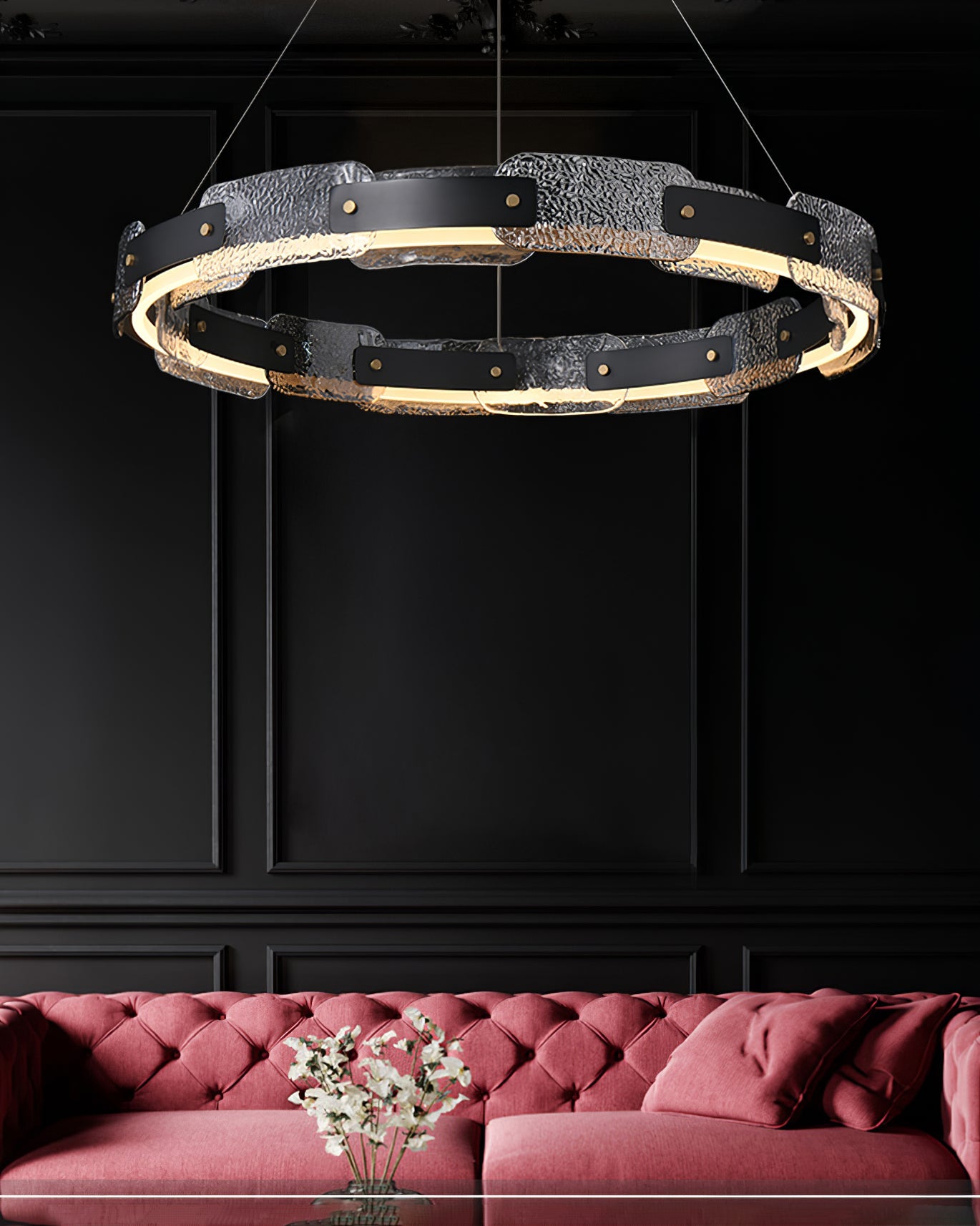 RAVENHURST CRYSTAL FUSION CHANDELIER