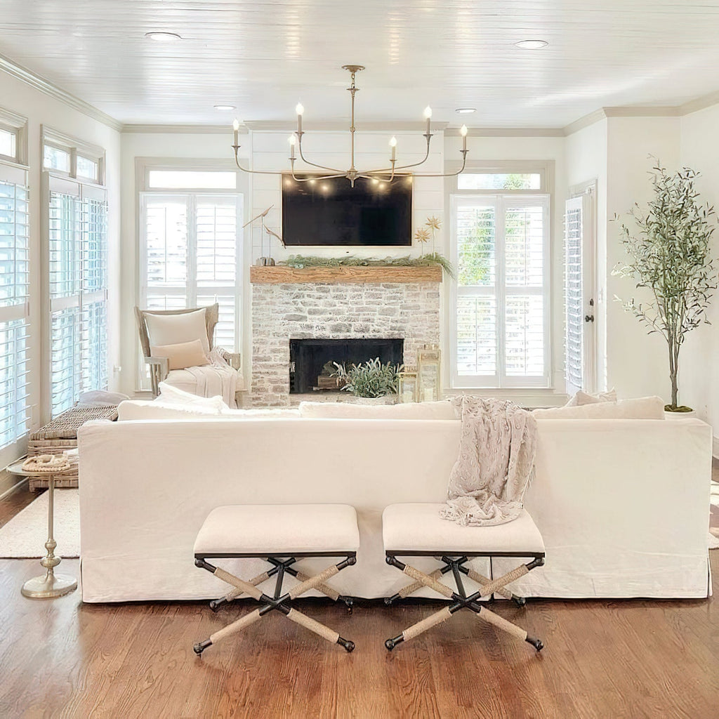 CHARLESTON CRYSTAL DROPLET CEILING LIGHT
