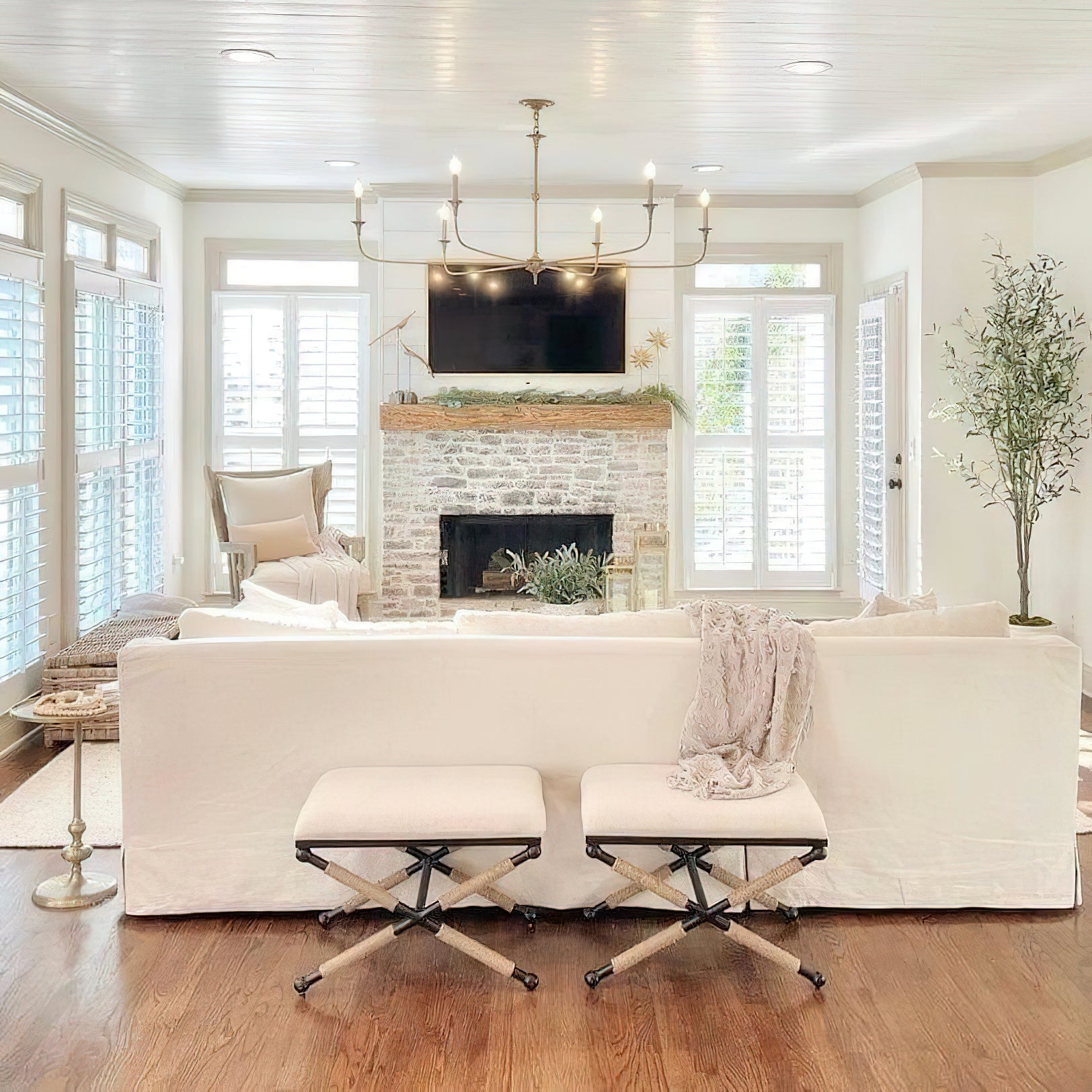 CHARLESTON CRYSTAL DROPLET CEILING LIGHT