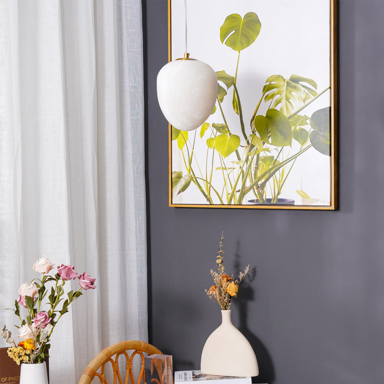 FENWICK IVORY GLOW HANGING LANTERN