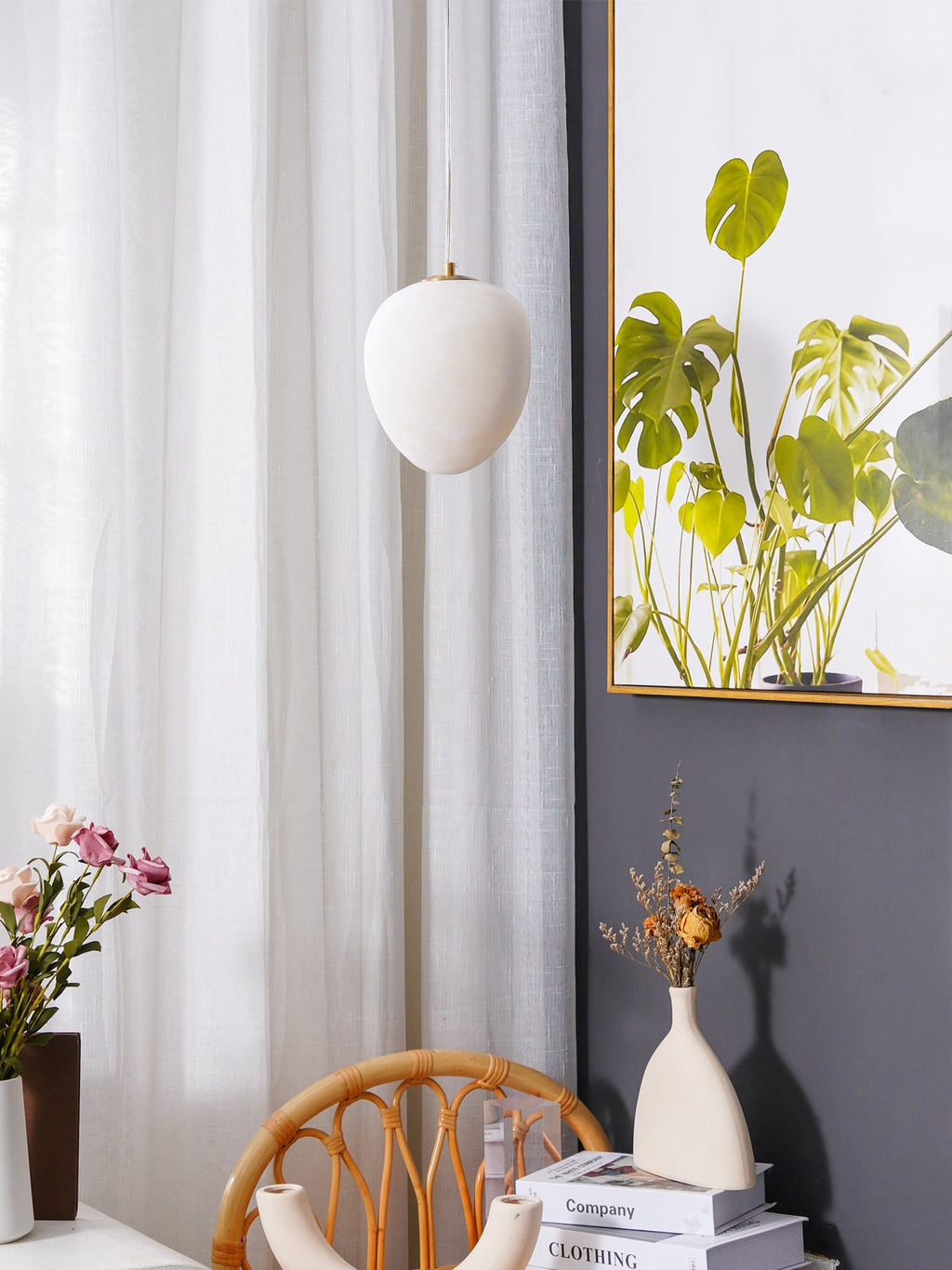 FENWICK IVORY GLOW HANGING LANTERN